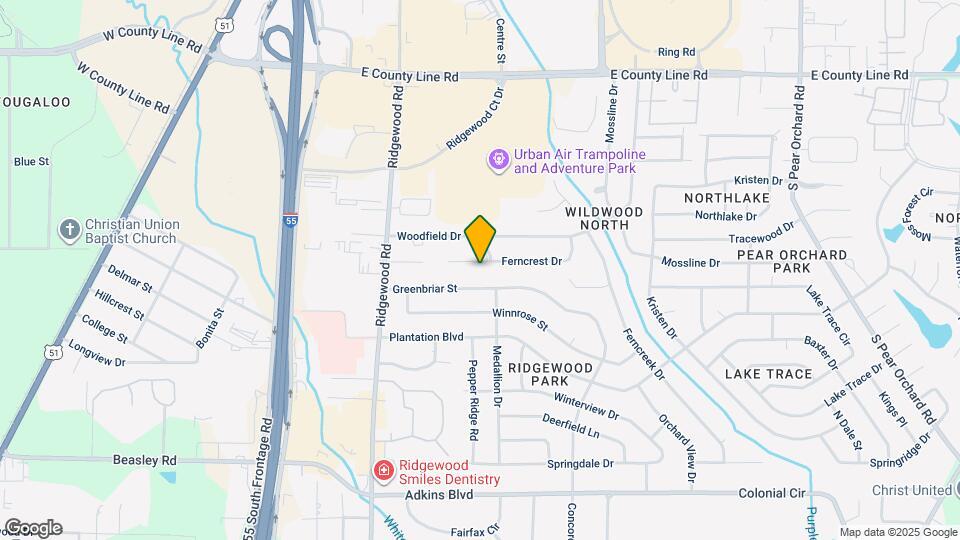 1171 Ferncrest Dr Map and Location Details