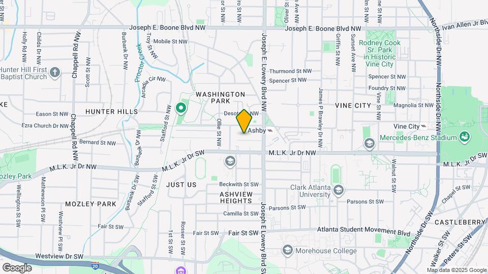 965 Harwell St NW Map and Location Details