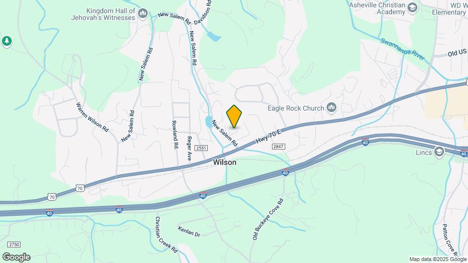 492 New Salem Rd Map and Location Details