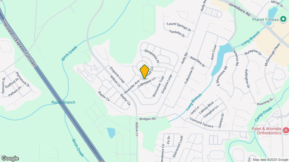 1553 Culpepper Ln Mapa y Detalles de la Ubicación