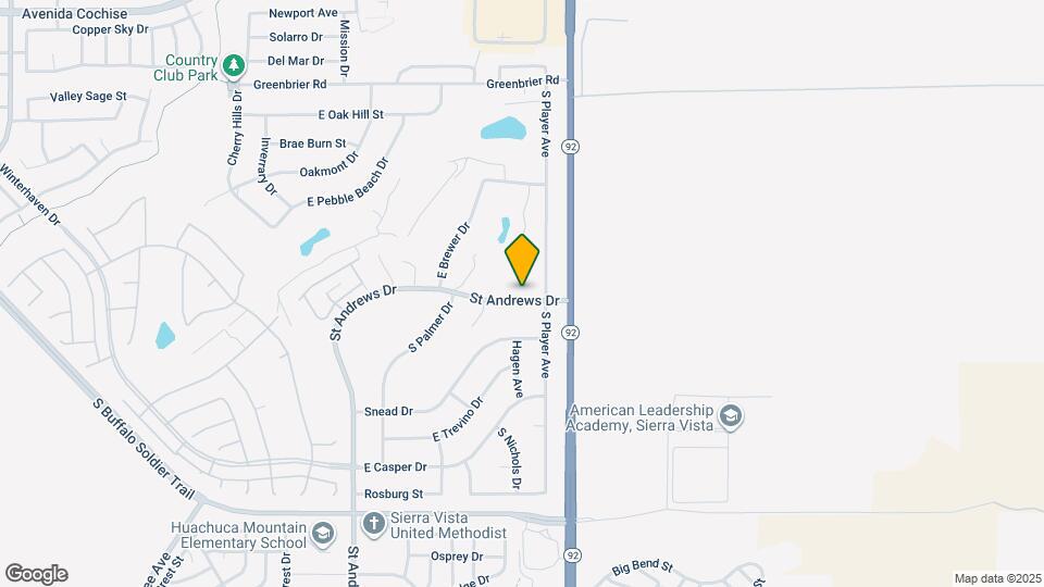 3807 St Andrews Dr Map and Location Details