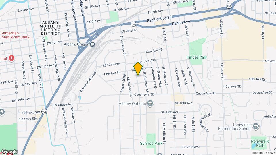 1505 SE Jefferson St Map and Location Details