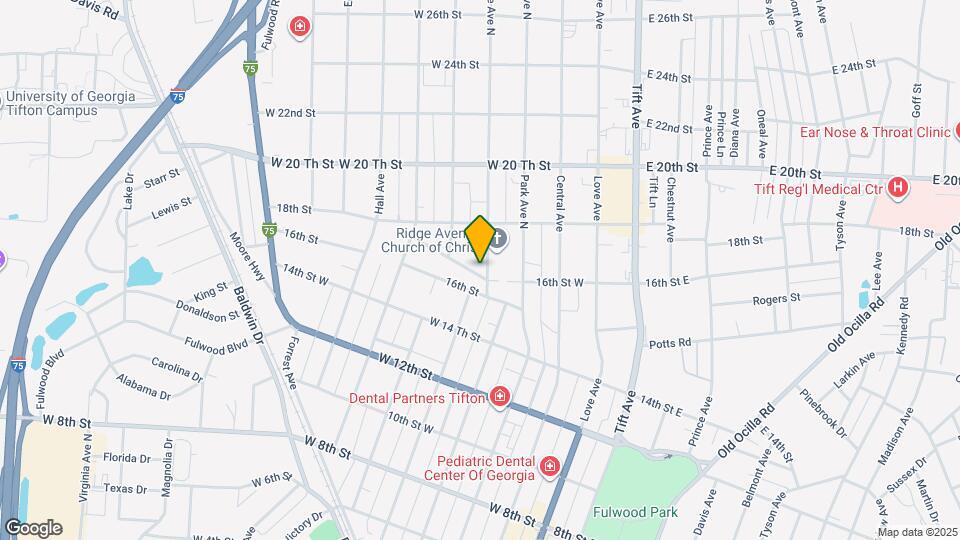 1610 N Ridge Ave Map and Location Details