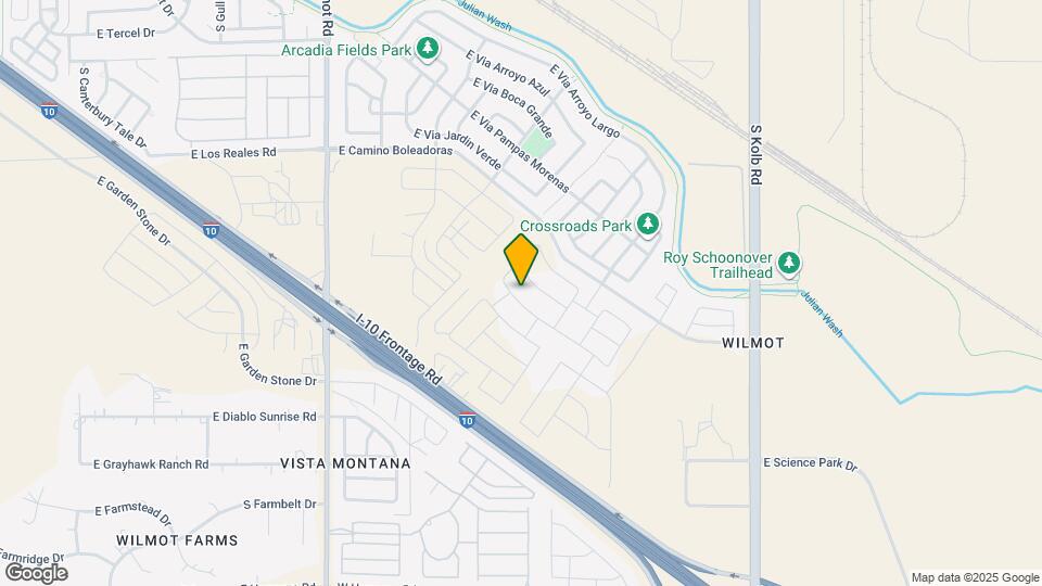 6659 E Via Olmeda Map and Location Details