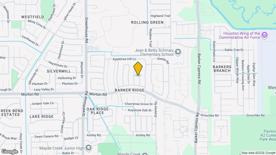 3223 Autumn Bridge Ln Map and Location Details