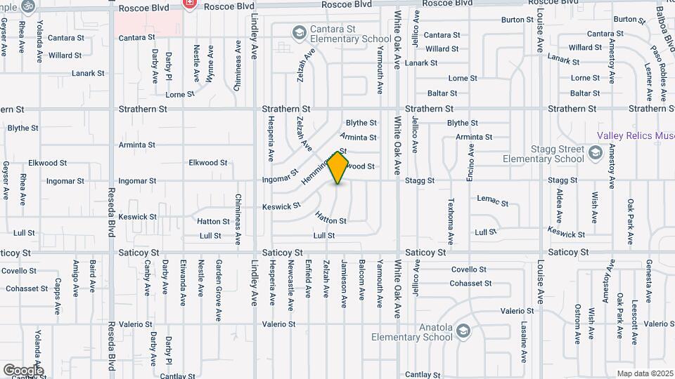 7758 Zelzah Ave Mapa y Detalles de la Ubicación