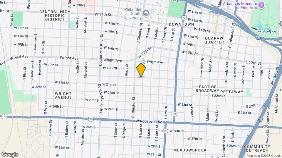 901 W Charles Bussey Ave Map and Location Details