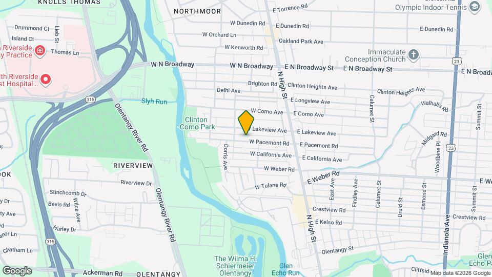 136 W Pacemont Rd Map and Location Details