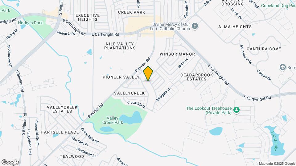 807 Crest Meadow Ln Map and Location Details