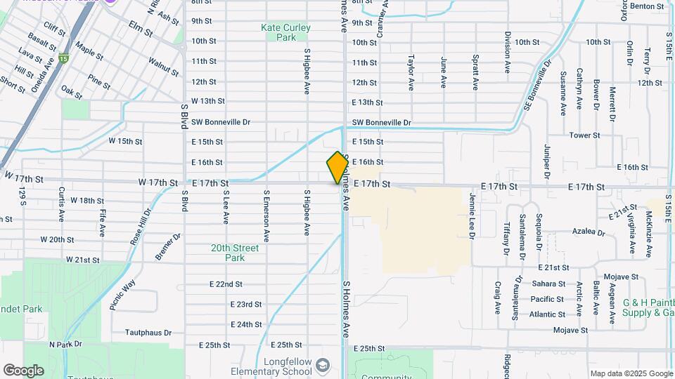 498 E 17th St Mapa y Detalles de la Ubicación
