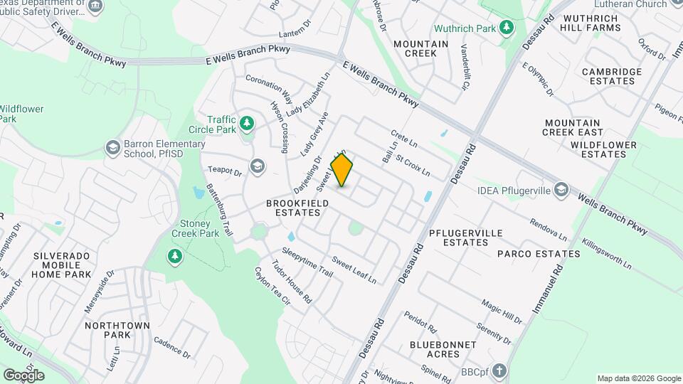 14801 Falling Stone Ln Map and Location Details