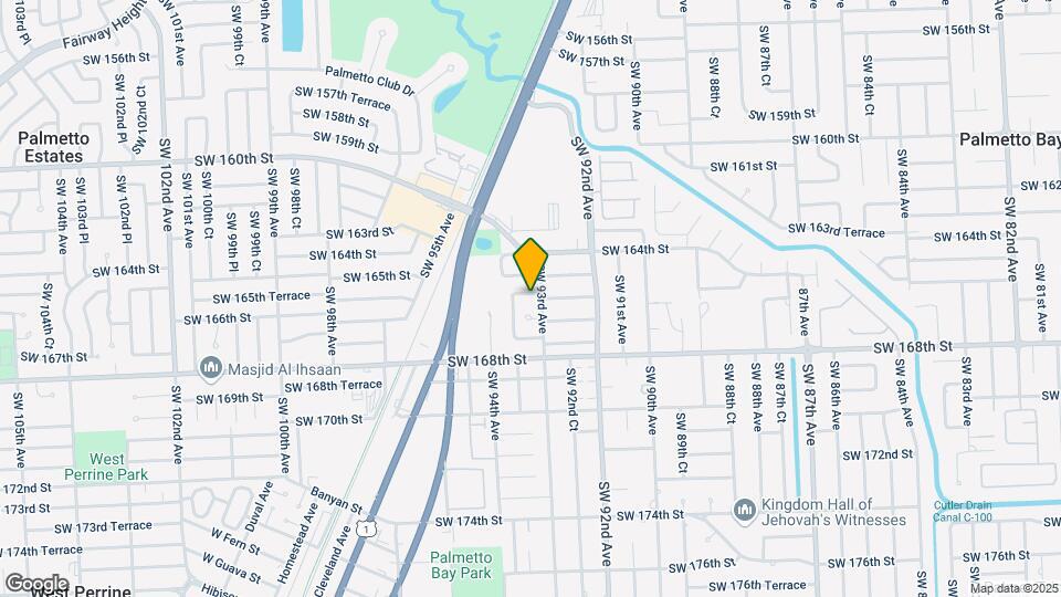 9310 SW 166th St Map and Location Details