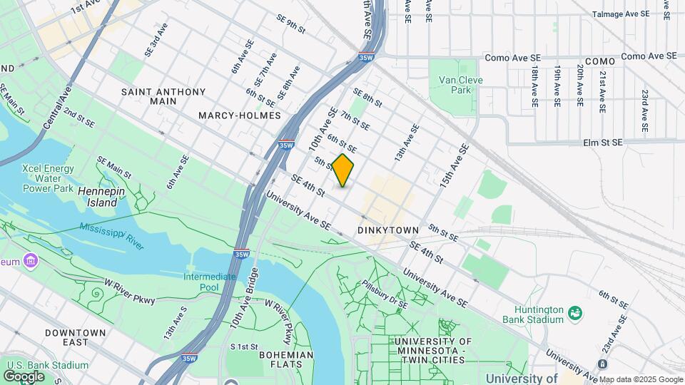411 12th Ave SE-Unit -411 12th Ave SE #1 Mapa y Detalles de la Ubicación