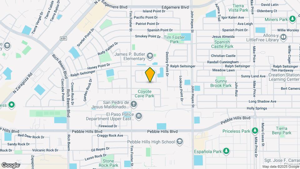 14344 Apache Point Dr Map and Location Details