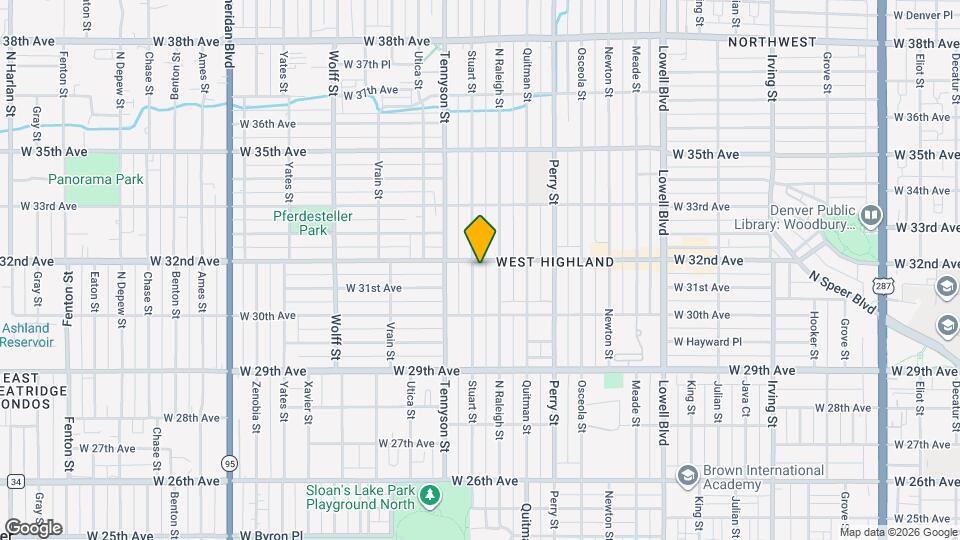 3136 Stuart St Map and Location Details