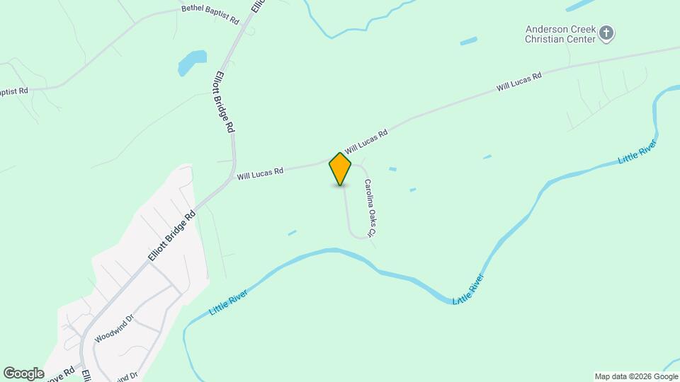 126 Carolina Oaks Cir Map and Location Details