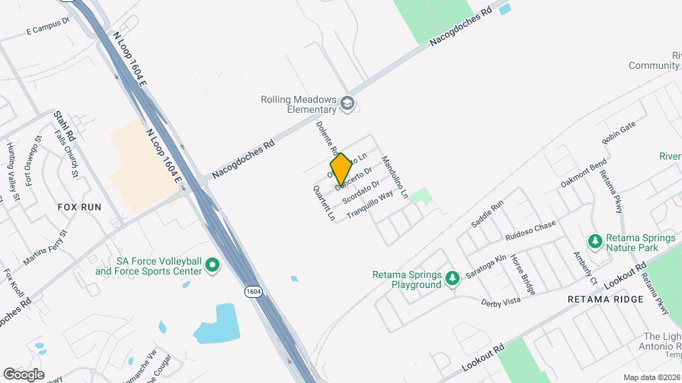 7330 Concerto Dr Map and Location Details