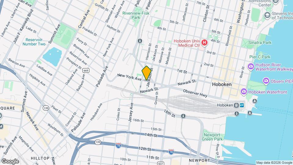 38 Jackson St Map and Location Details