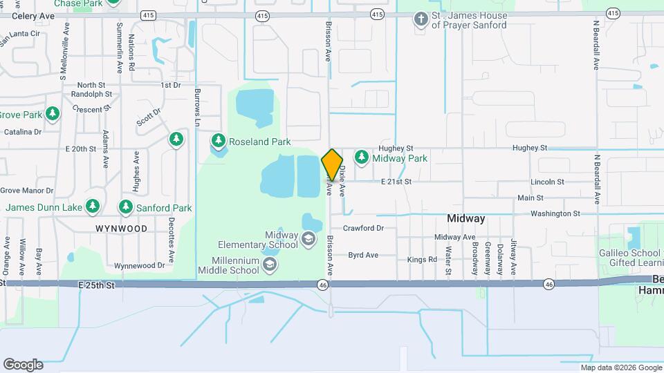 2105 Brisson Ave Map and Location Details