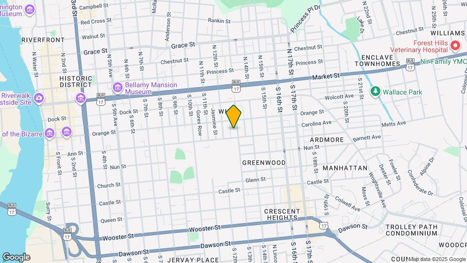 214 S 13th St-Unit -B Map and Location Details