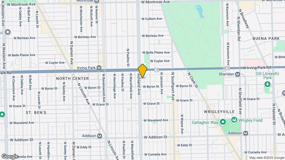 3923 N Ashland Ave Map and Location Details