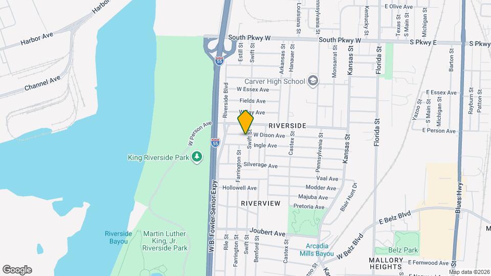 331 W Dison Ave Map and Location Details