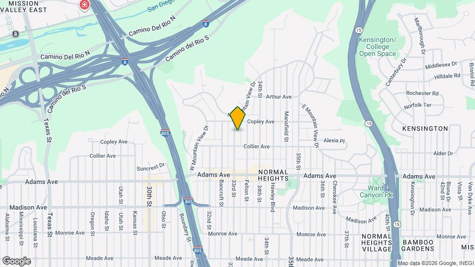 4853 33rd St, Unit Apt B Map and Location Details