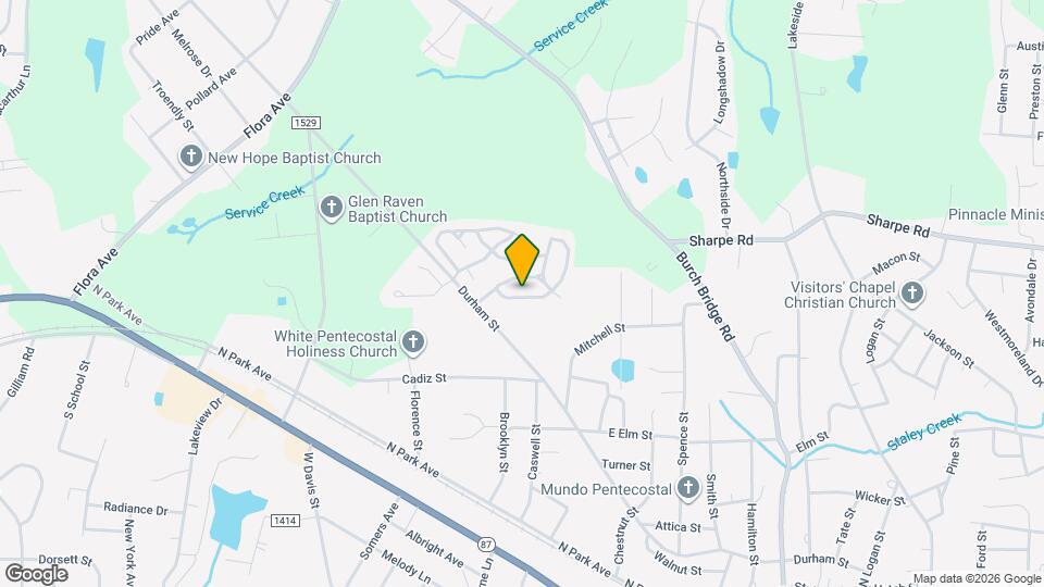 1717 Durham St Map and Location Details