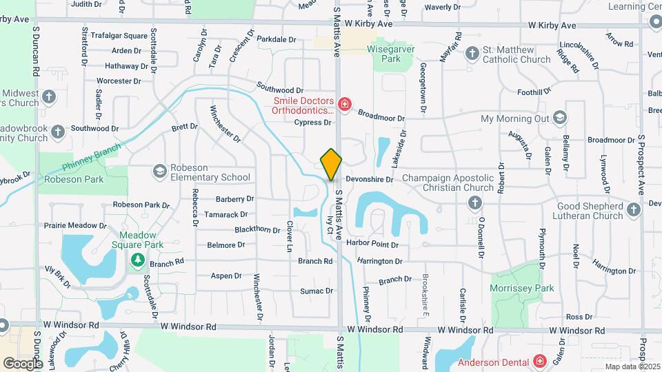 2001 S Mattis Ave, Unit A Map and Location Details