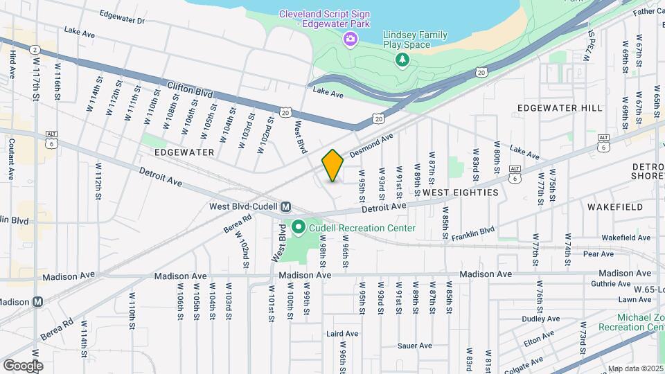 1355 West Blvd Map and Location Details
