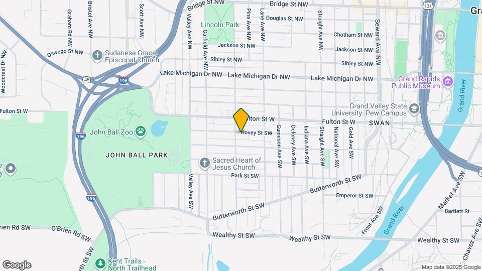 1052 Hovey St SW Map and Location Details