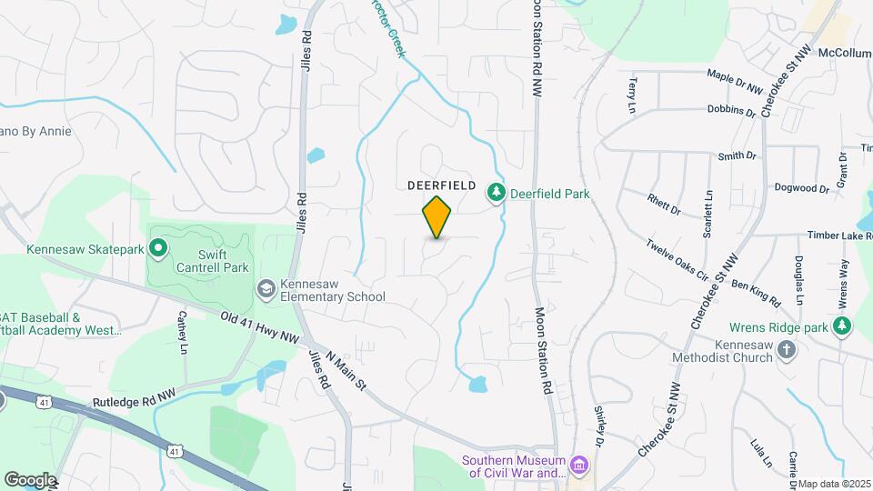 1045 Coker Cir NW Map and Location Details