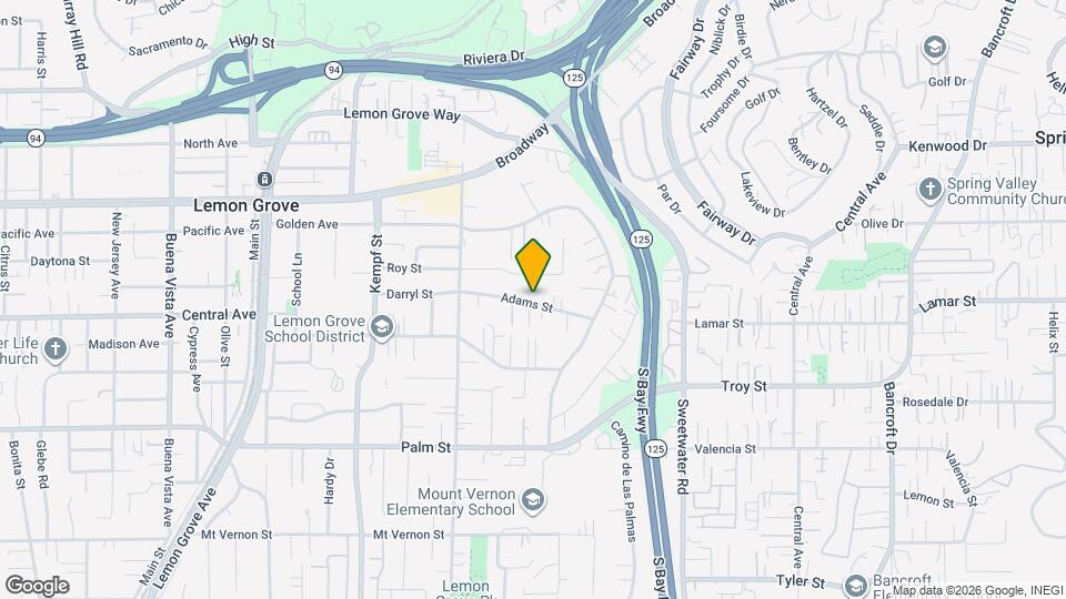 8356 Adams St Map and Location Details