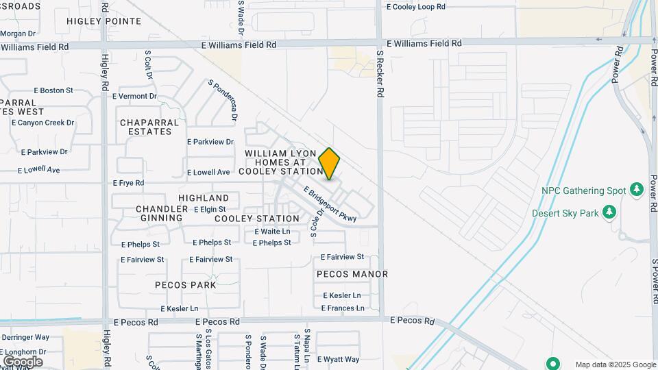 3838 E Parkview Dr Map and Location Details