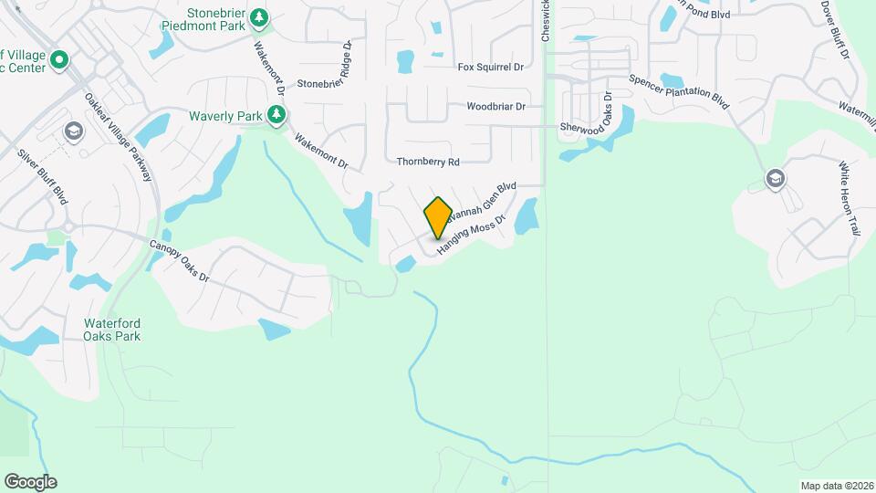 4316 Hanging Moss Dr Map and Location Details