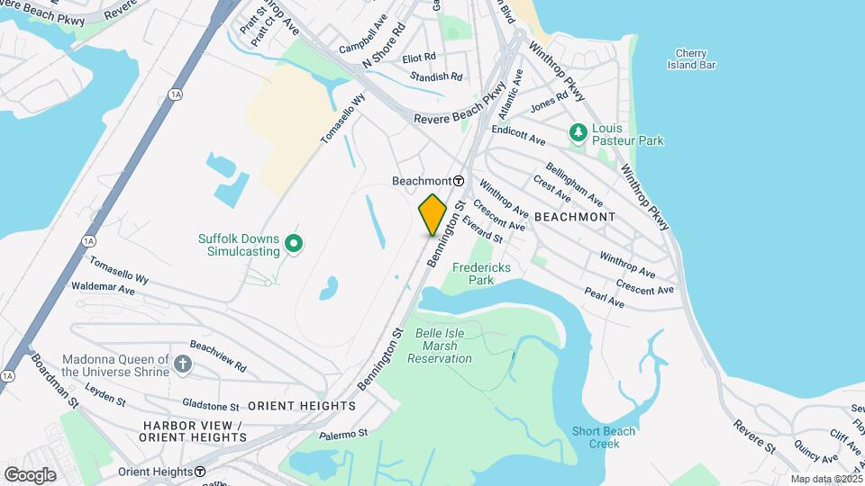 93 Bennington St, Unit 318 Map and Location Details