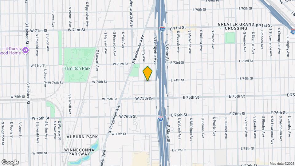111 W 74th St Map and Location Details