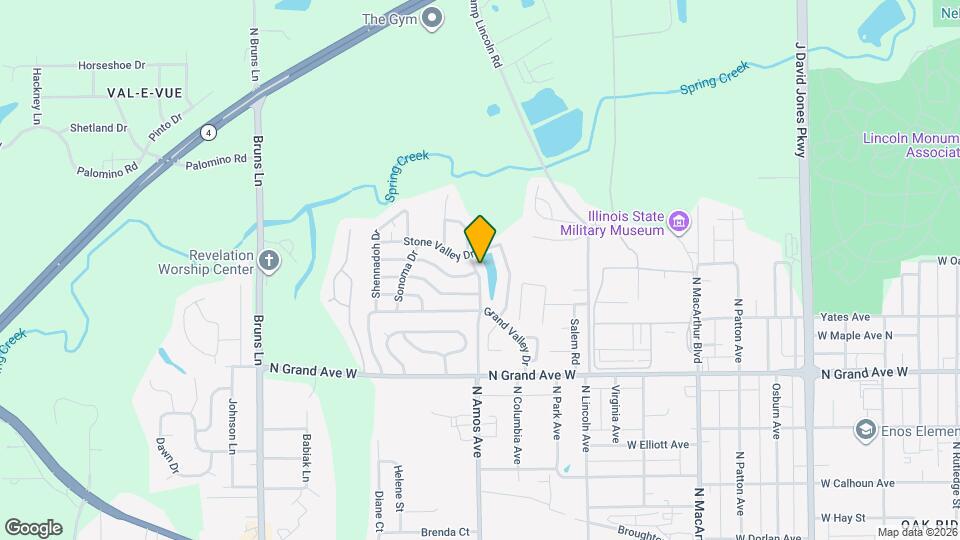 16 Amos Valley Dr Map and Location Details