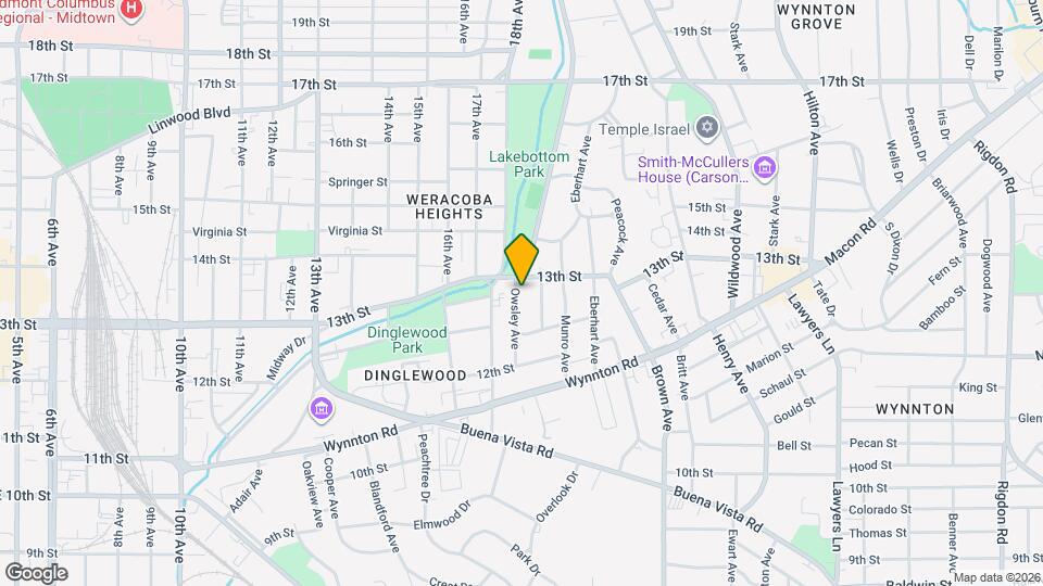 1266 Owsley Ave Map and Location Details