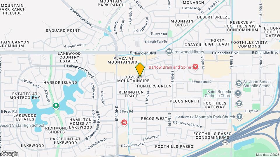 4102 E Woodland Dr Map and Location Details