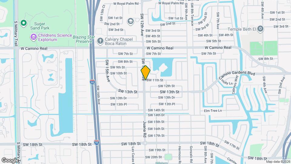 1100 SW 12th Ave Map and Location Details