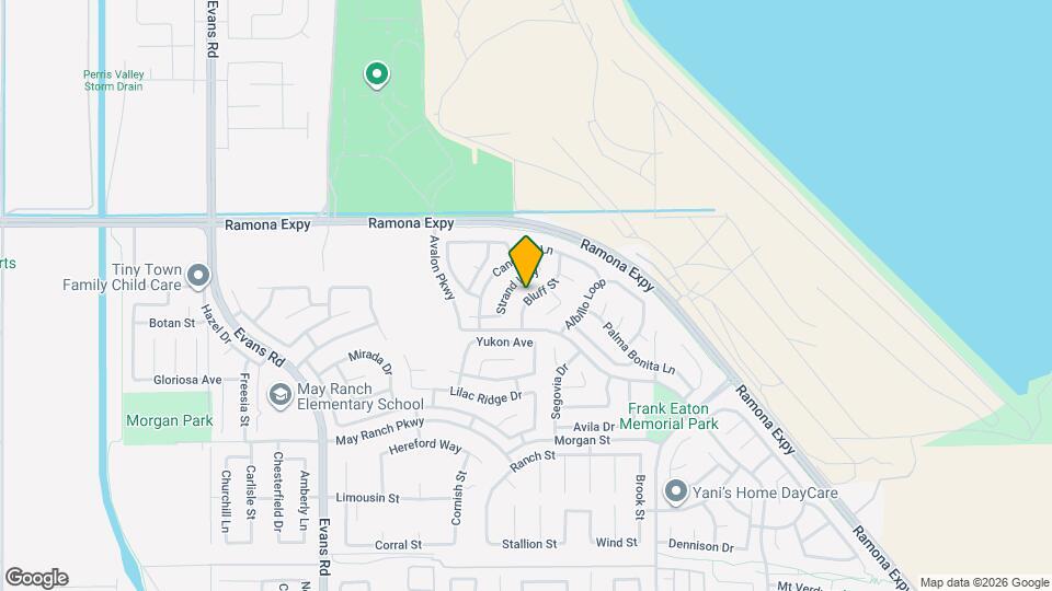 3890 Bluff St Map and Location Details