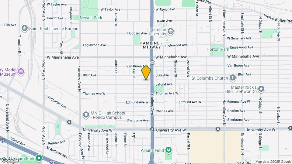 1597 Lafond Ave Map and Location Details