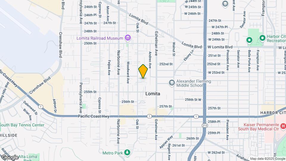25344 Oak St Map and Location Details