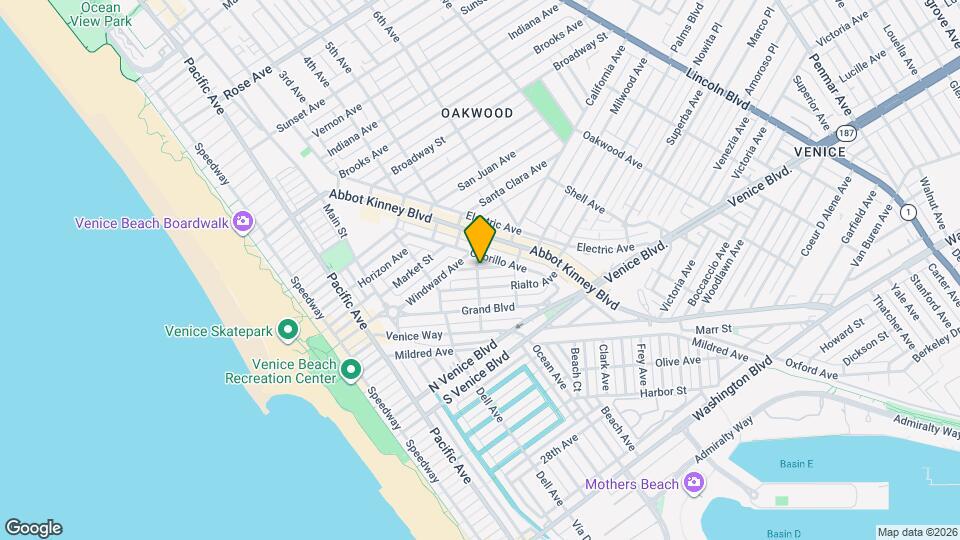 1606 Andalusia Ave Map and Location Details