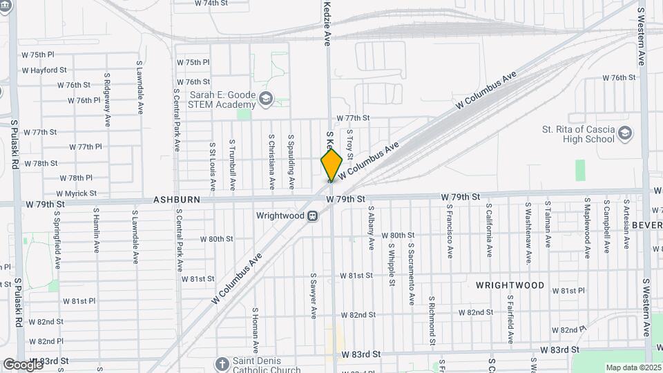 7851 S Kedzie Ave Map and Location Details