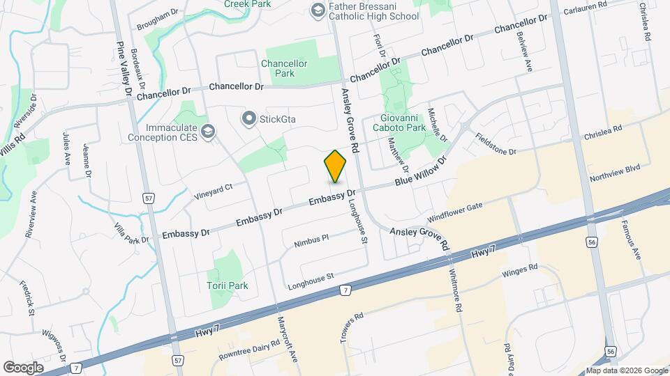 90 Waterfall Rd Map and Location Details