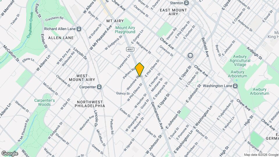 6656 Germantown Ave Mapa y Detalles de la Ubicación