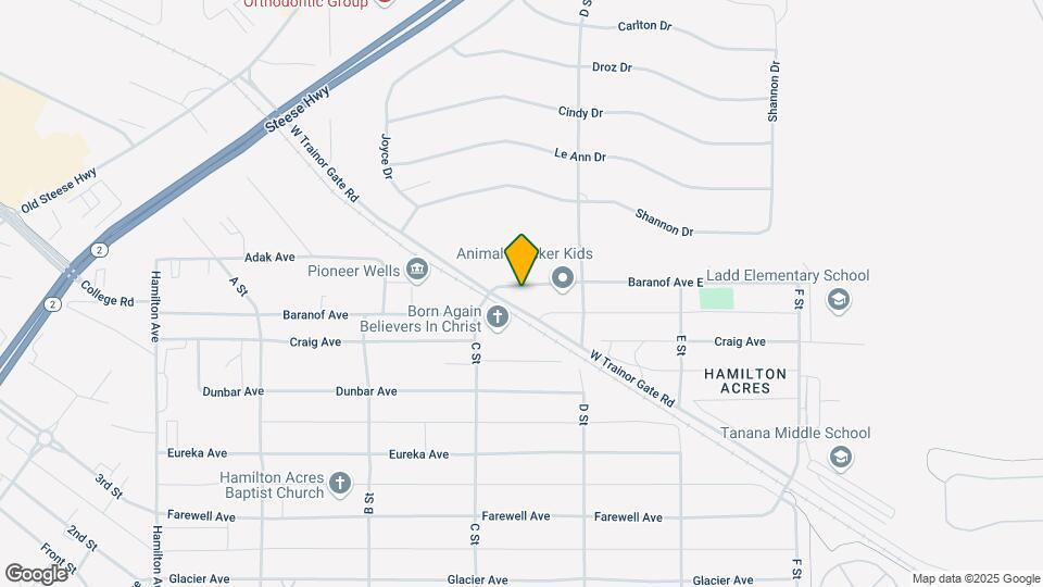 317 Baranof Ave Mapa y Detalles de la Ubicación