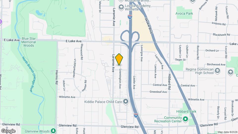 711 Leamington Ave Map and Location Details